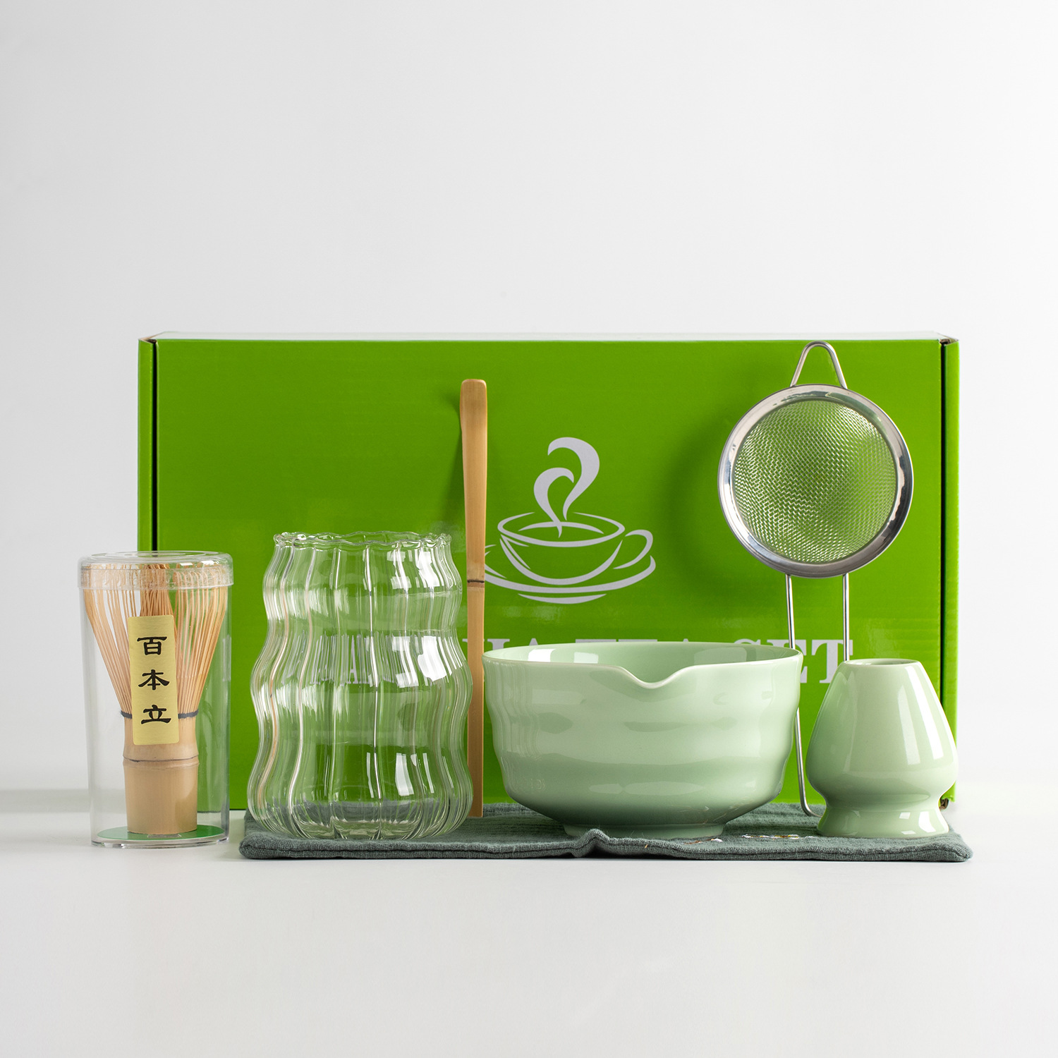 Bamboo Whisk Chasen - Tiki Best Selling 7-Piece Matcha Kits