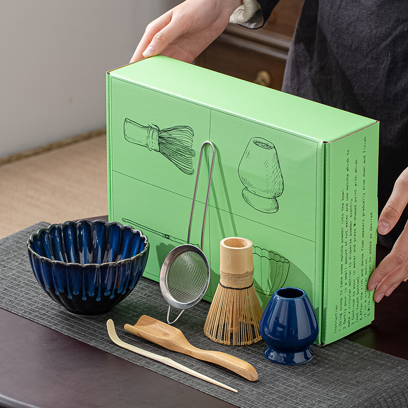 Bamboo Whisk Chasen - 6pcs Set Japanese Matcha Whisk Set