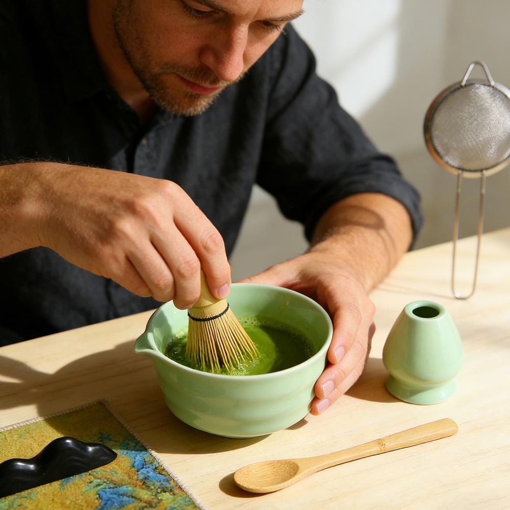 Authentic Japanese Matcha Tea  - Bamboo Whisk Chasen ulasan dan harga