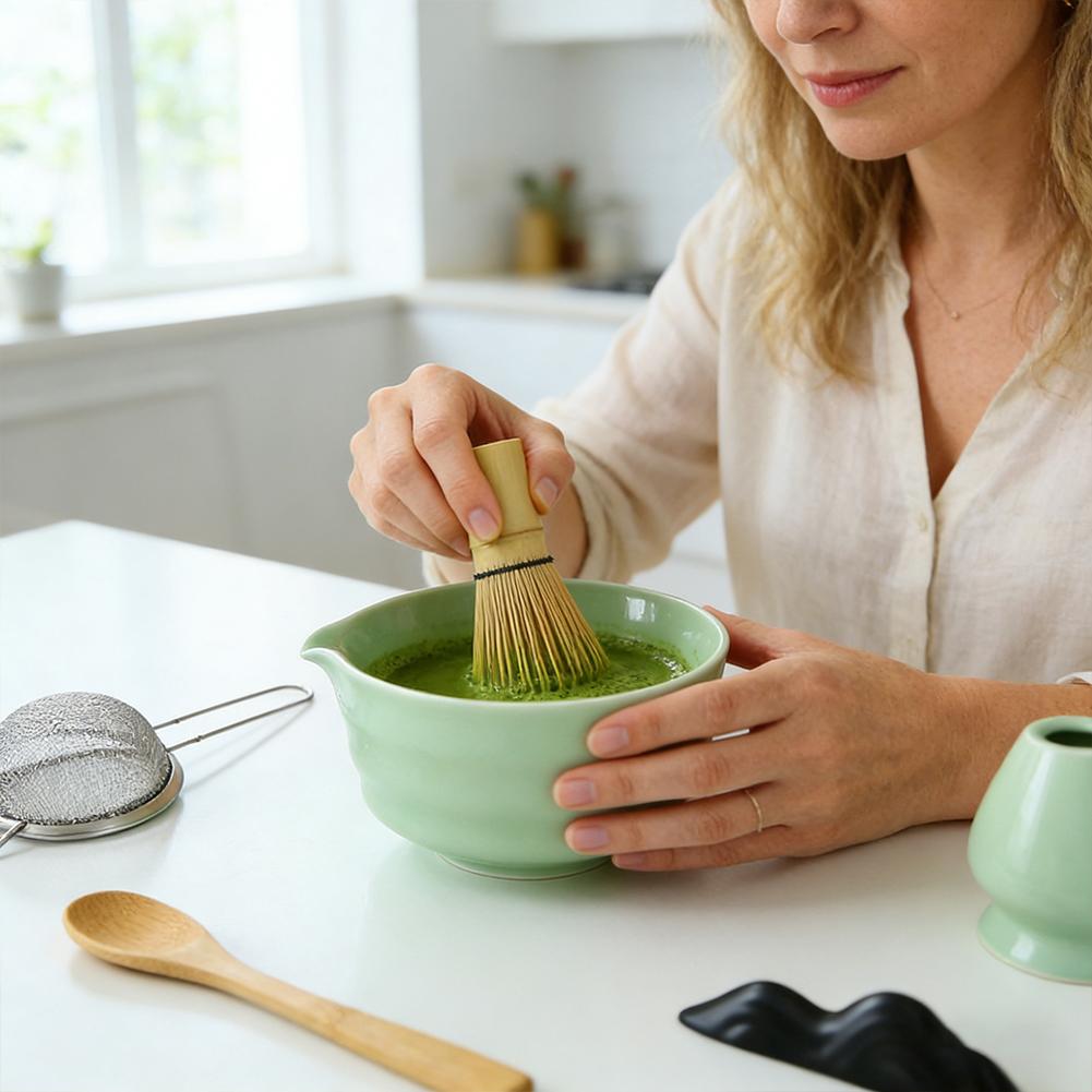Authentic Japanese Matcha Tea  - Bamboo Whisk Chasen ulasan dan harga
